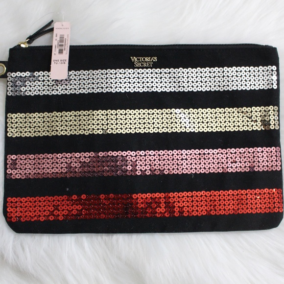 Victoria's Secret, zip closure  cosmetic bag or clutch - Picture 2 of 5
